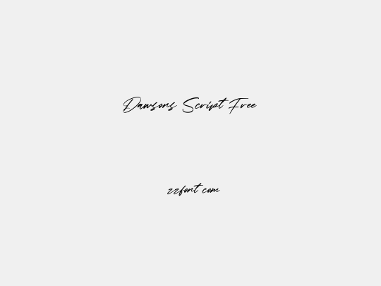 Dawsons Script Free