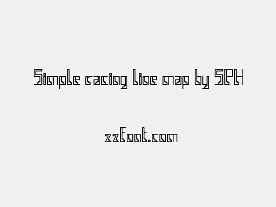 Simple racing line map by SPH