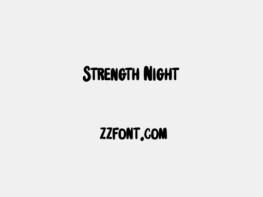 Strength Night