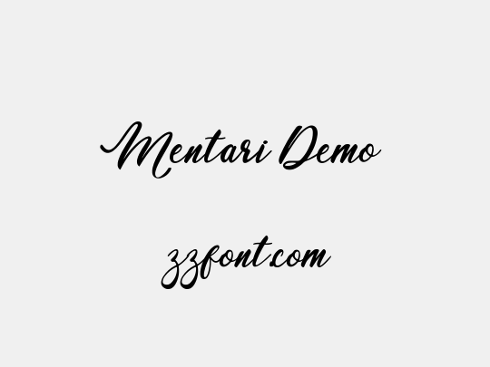 Mentari Demo