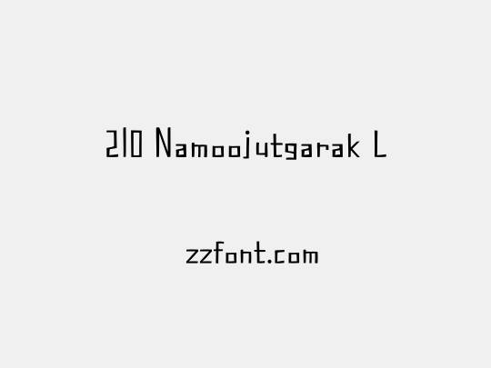 210 Namoojutgarak L