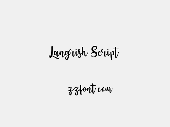 Langrish Script 