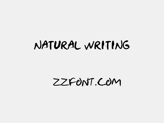 NATURAL WRITING