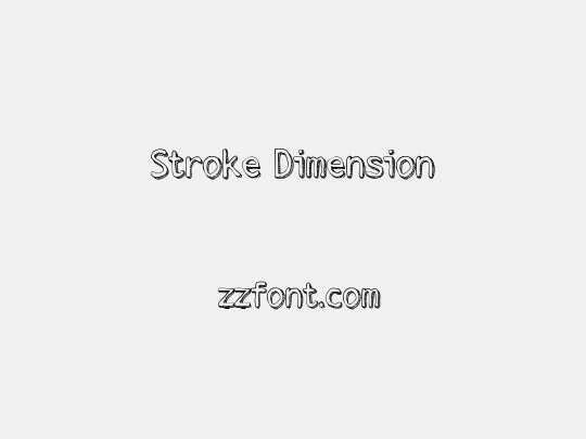 Stroke Dimension