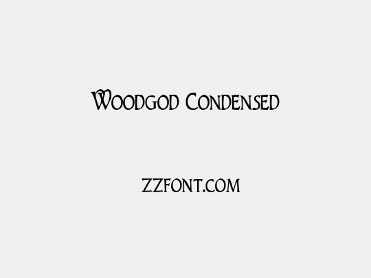 Woodgod Condensed