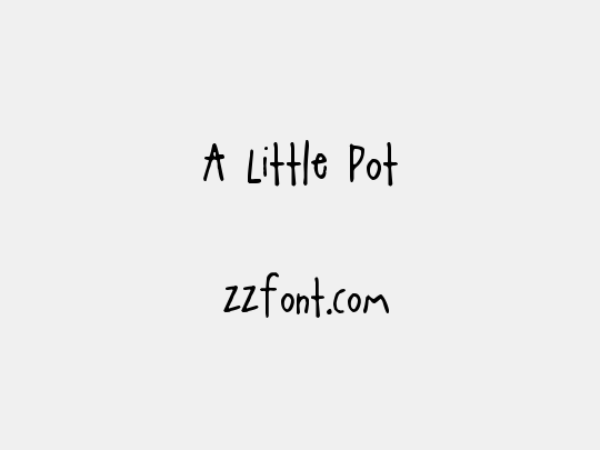 A Little Pot