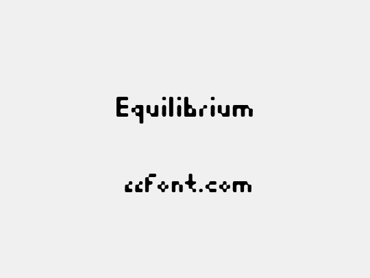 Equilibrium