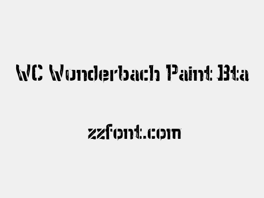 WC Wunderbach Paint Bta