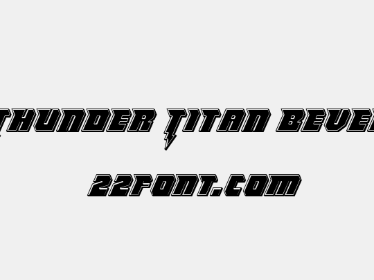 Thunder Titan Bevel