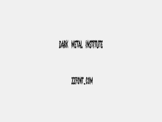 Dark Metal Institute