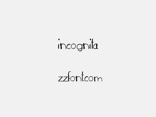 incognita
