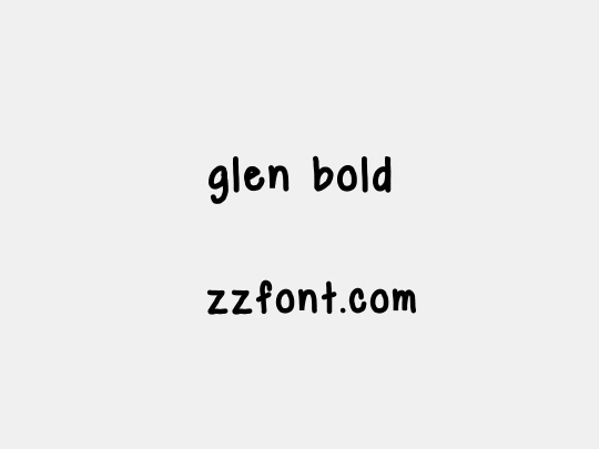 glen bold