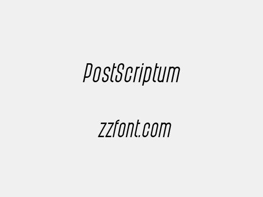 PostScriptum