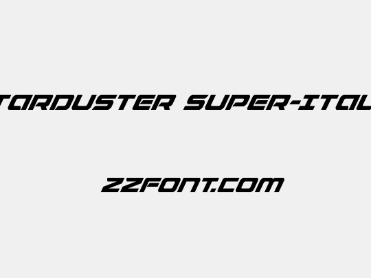 Starduster Super-Italic