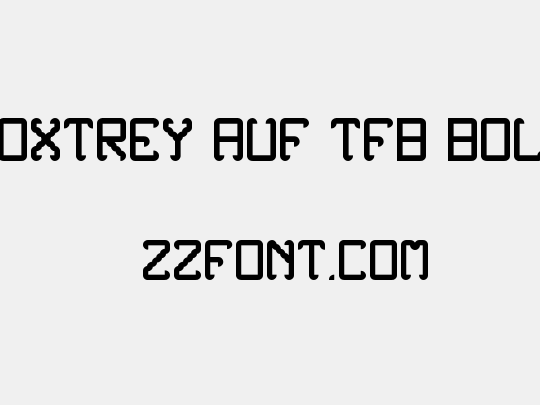 Noxtrey Auf tfb bold