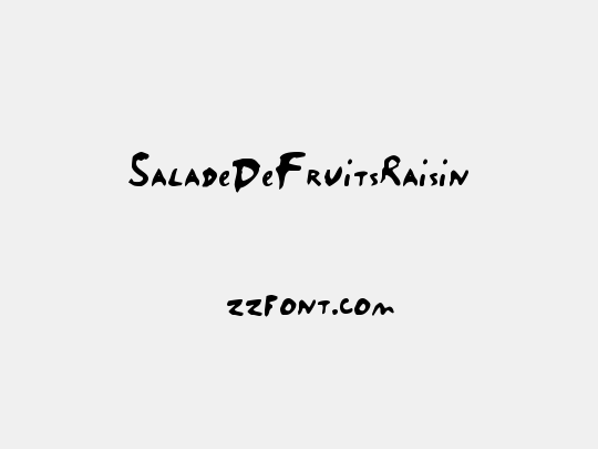 SaladeDeFruitsRaisin