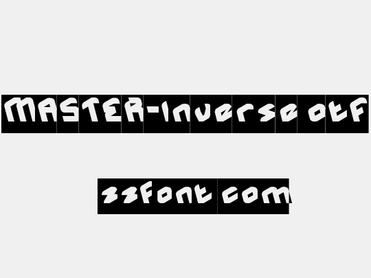 MASTER-Inverse.otf
