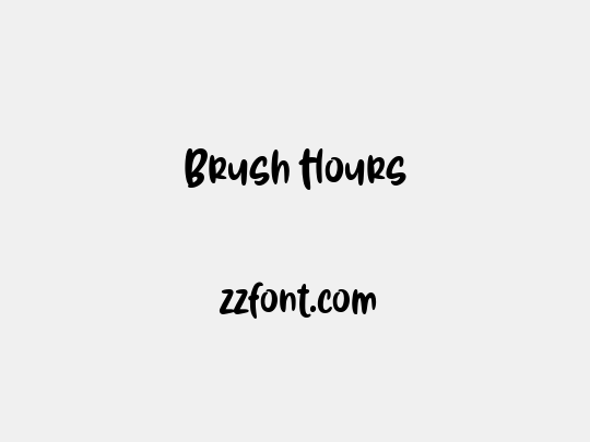 Brush Hours