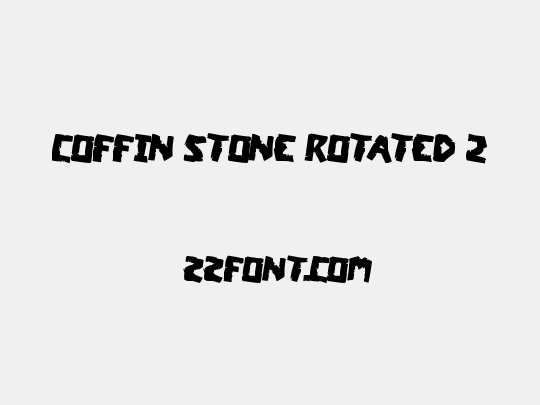 Coffin Stone Rotated 2