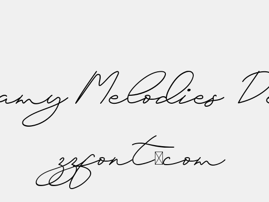 Dreamy Melodies Demo