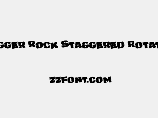 Jugger Rock Staggered Rotated