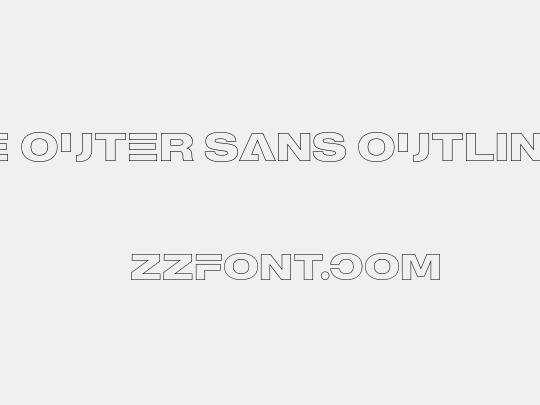 MADE Outer Sans Outline Alt
