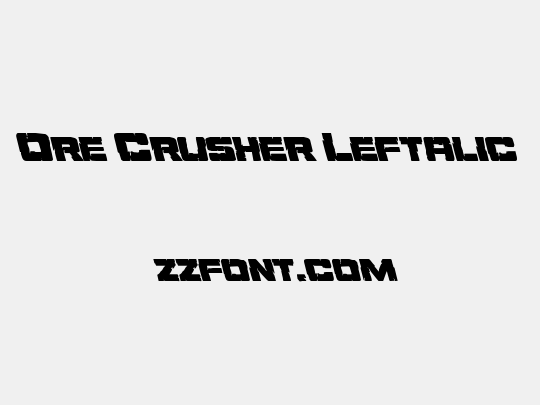 Ore Crusher Leftalic