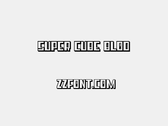 Super cube Blod