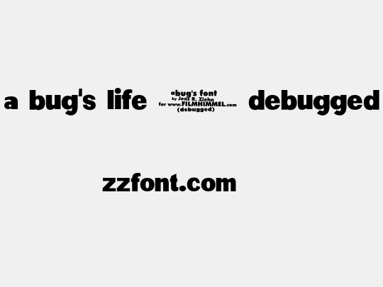 a bug's life - debugged