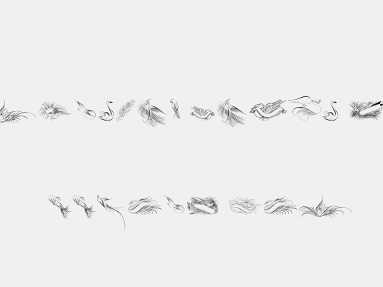 Penmanship Birds Free