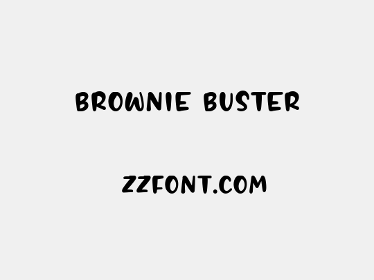 BROWNIE BUSTER