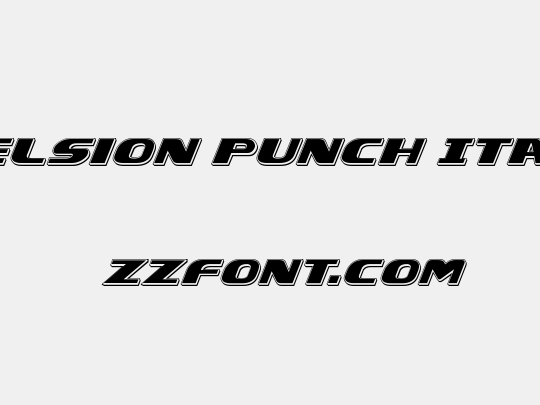 Xcelsion Punch Italic