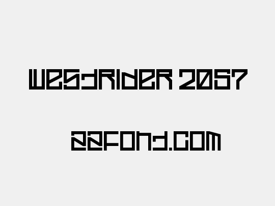 Westrider 2057