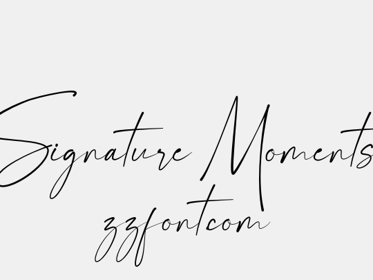 Signature Moments