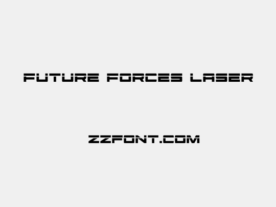 Future Forces Laser