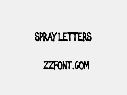 Spray Letters
