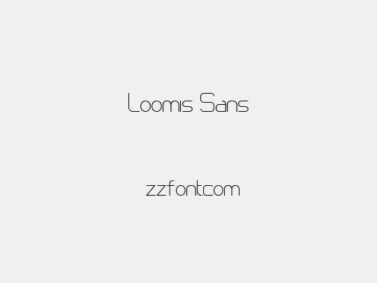 Loomis Sans