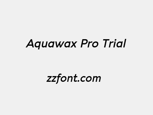 Aquawax Pro Trial