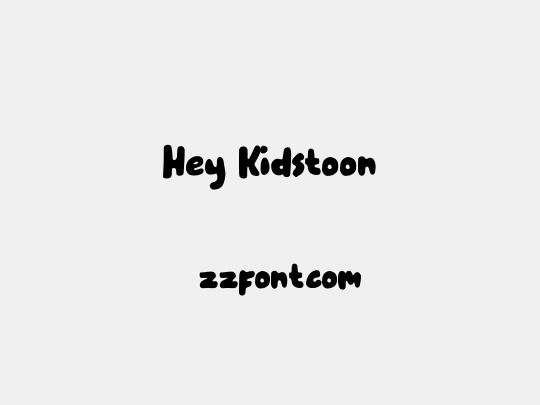 Hey Kidstoon
