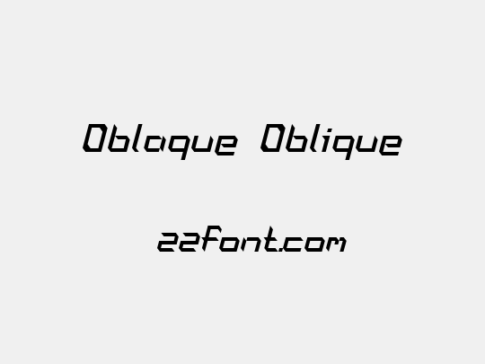 Oblaque Oblique