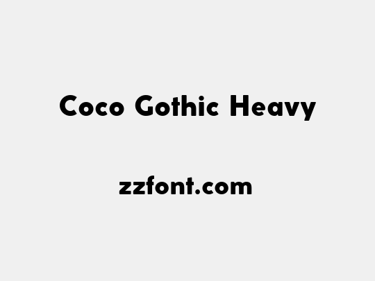 Coco Gothic Heavy