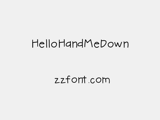 HelloHandMeDown