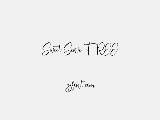 SweetServe FREE