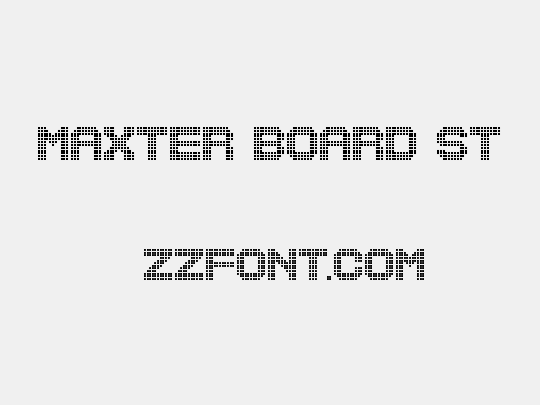 Maxter Board St