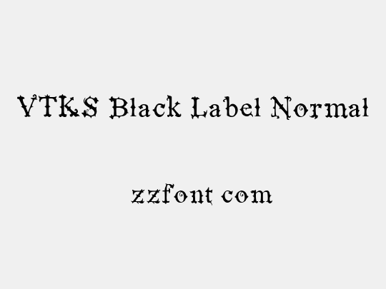 VTKS Black Label Normal