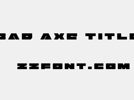 Bad Axe Title
