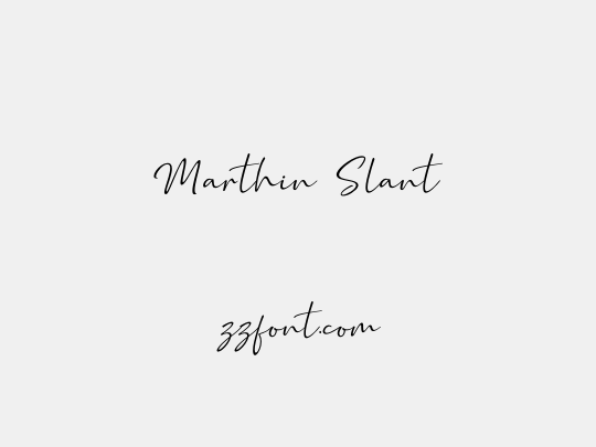Marthin Slant