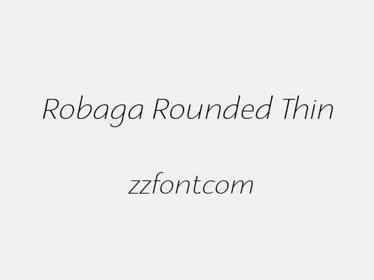 Robaga Rounded Thin