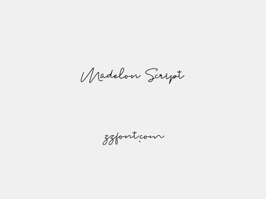 Madelon Script