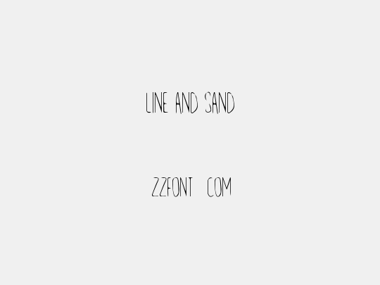 Line and Sand